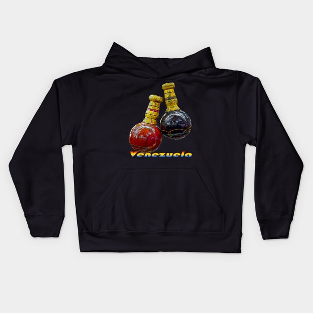 Venezuela Kids Hoodie by rickylabellevie